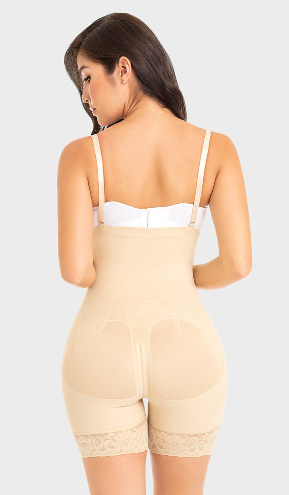 F0066 Faja corta moldeadora strapless siliconado (6888700313660) (6852341661775)