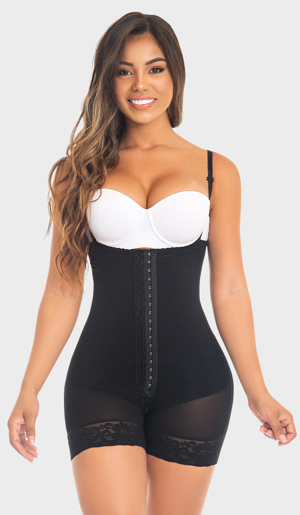 F0066 Faja corta moldeadora strapless siliconado (6888700313660) (6852341661775)