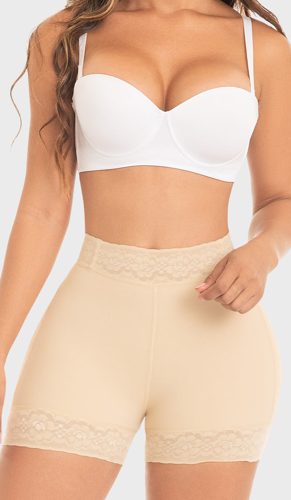 STA0321 Short extracorto con talle alto y levanta glúteos (6963389005903)